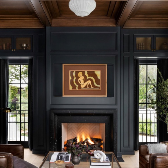 1941 Modernist Carved Wood Panel, “Dolly” by H. M. Darli — Closson Galleries Pro - Picture 5 of 6